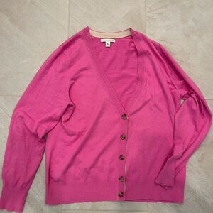 Banana Republic Vibrant Pink Cardigan